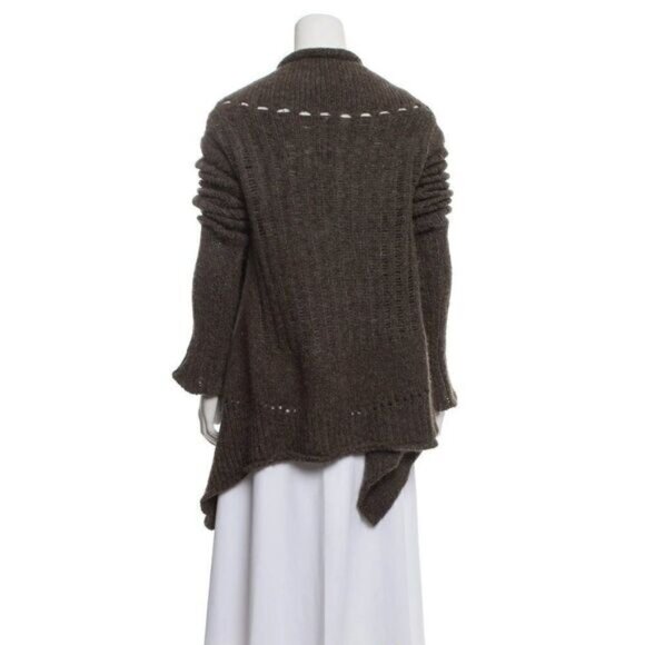 Rick Owens FW09 Crust Alpaca Merino Wool Knit Open Sweater Sz L - Picture 3 of 12